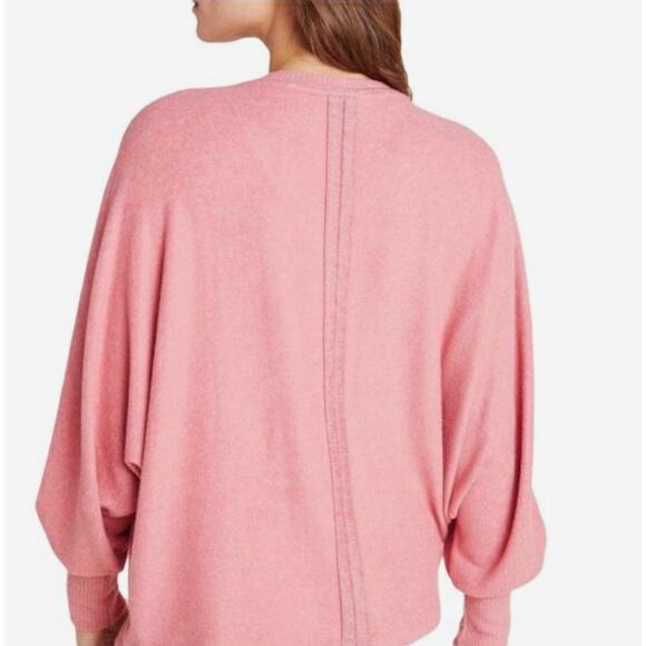 Saturday Sunday by Anthropologie - Long Sleeve V-Neck Sweater Top Pink / Size M - Picture 5 of 5